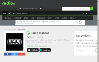 radiotransat.radio.fr website preview
