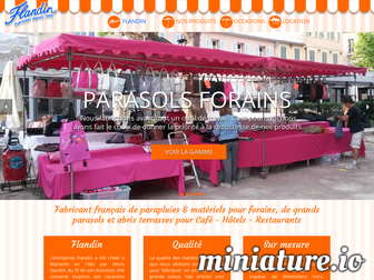 parasol-flandin.com website preview