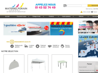 materiel-forain.fr website preview