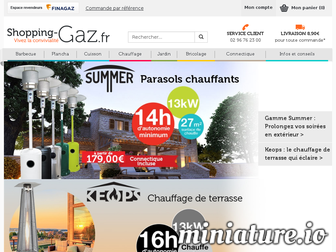 shopping-gaz.fr website preview