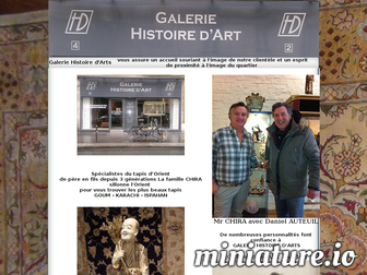 galeriehistoiredarts.com website preview