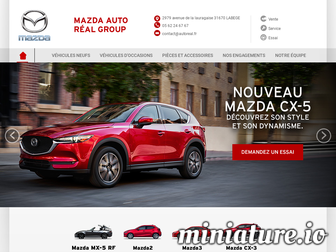 labege.mazda.fr website preview