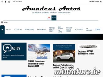 amadeus-automobiles.com website preview