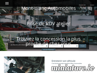 montblancautomobiles.com website preview