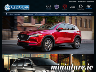 alessandria-automobiles.fr website preview