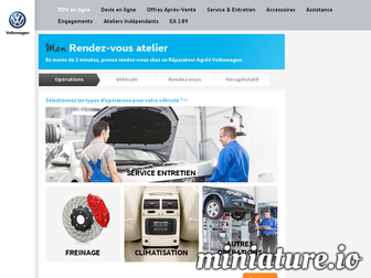 rdv-atelier.volkswagen-entretien.fr website preview