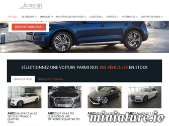 jeannin-automobiles.com website preview