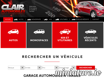 clair-automobiles.fr website preview