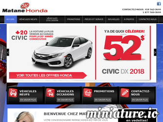 matanehonda.com website preview
