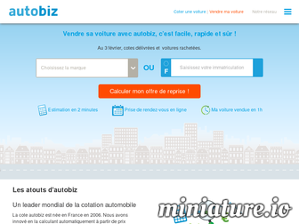 vendre.autobiz.fr website preview