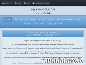 negoceauto.fr website preview