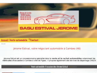 vente-automobile-46.fr website preview
