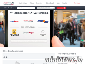 autorecrute.com website preview