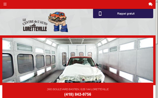 centreautoloretteville.com website preview