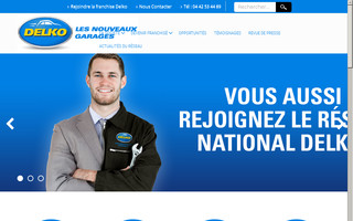 franchise.delko.fr website preview