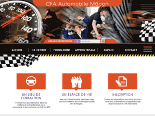 cfaauto-macon.fr website preview