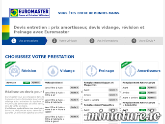 devis.euromaster.fr website preview