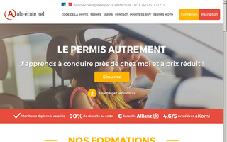 auto-ecole.net website preview