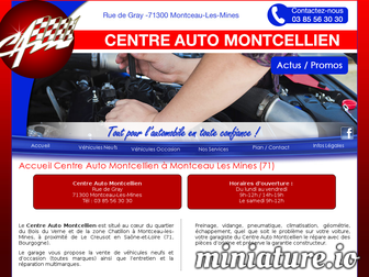 centreautomontcellien.fr website preview