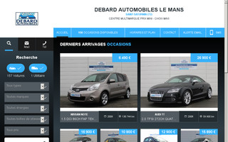 debardautomobileslemans.fr website preview