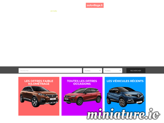 autovillage.fr website preview
