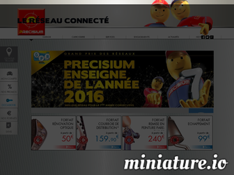 precisium.fr website preview