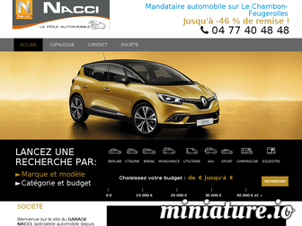nacci.fr website preview