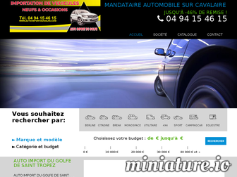 autoimportdugolfe.com website preview