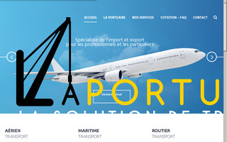 transport-la-portuaire.com website preview