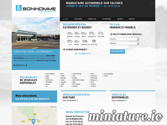bonhomme.autodepot.fr website preview