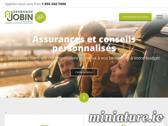 assurancejobin.ca website preview