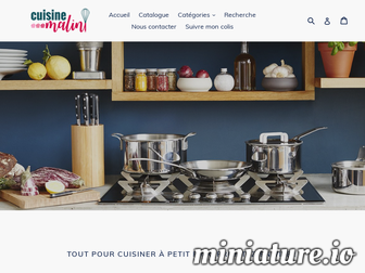 cuisinemalin.com website preview