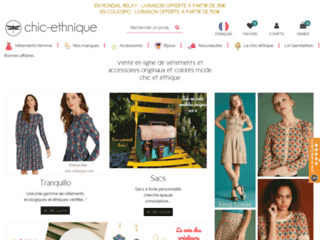 chic-ethnique.com website preview