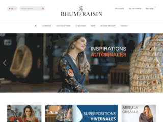 rhumraisin.com website preview
