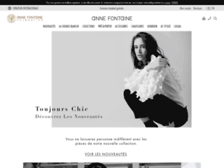 annefontaine.fr website preview