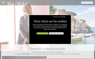 maemahe.fr website preview