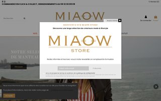 miaow-biarritz.com website preview