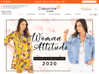 capucine-moda.com website preview