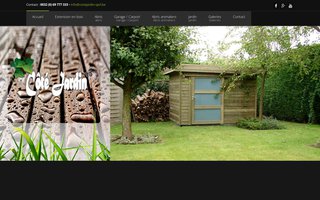 cotejardin-sprl.be website preview