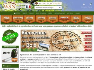 abrischaletenbois.fr website preview