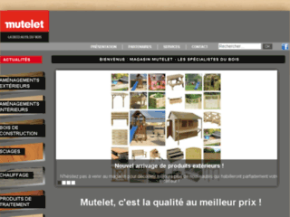 mutelet.fr website preview