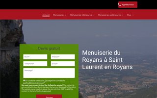 menuiserie-du-royans.fr website preview