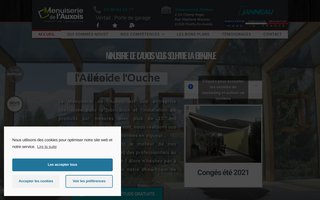 menuiseriedelauxois.com website preview