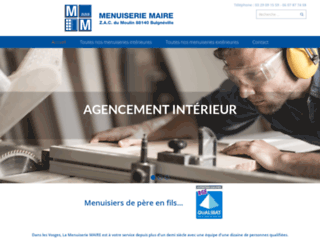 menuiseriemaire.com website preview