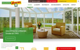 menuiserie-savel.com website preview