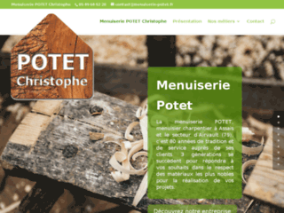 menuiserie-potet.fr website preview