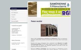 menuiserie-samerienne.com website preview