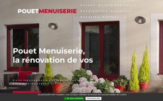 pouetmenuiserie.com website preview