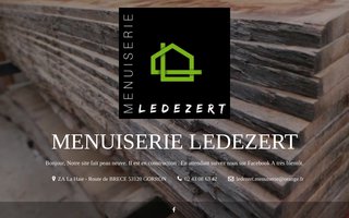 menuiserie-ledezert.fr website preview