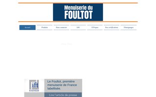 menuiserie-foultot.com website preview